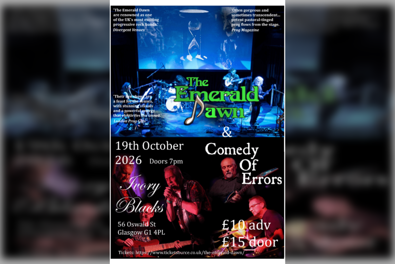 The Emerald Dawn and Comedy of Errors at Ivory Blacks