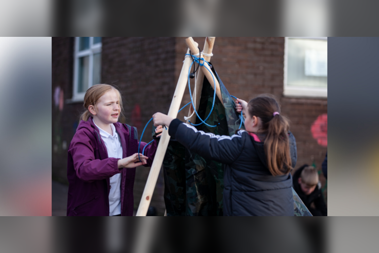 Loose Parts Play with Operation Play Outdoors