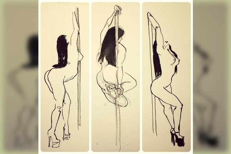 Stripper Life Drawing, hosted by East London Stripper Collective