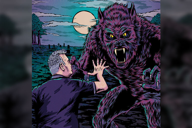 Stewart Lee vs The Man-Wulf