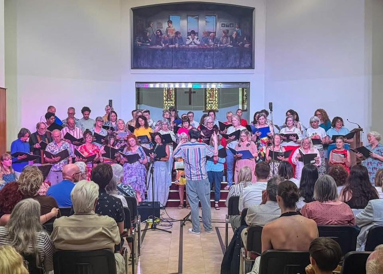 The Glad Community Choir sing songs of Protest and Conscience