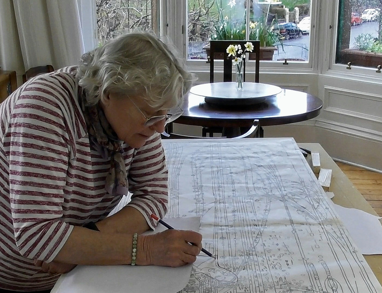 Recreating Margaret Macdonald’s Gesso Panels with Dai Vaughan