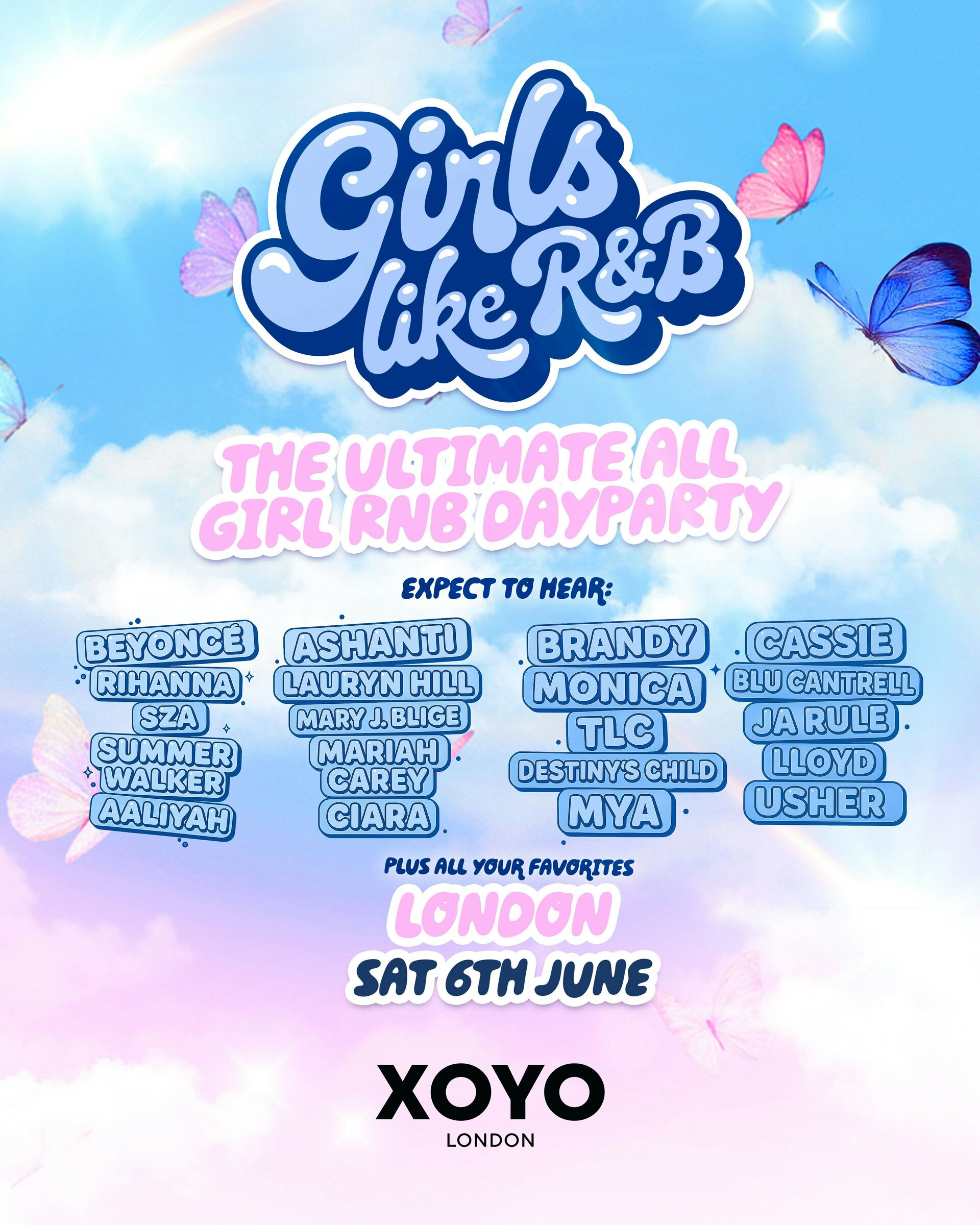 Girls Like R&b X Xoyo London